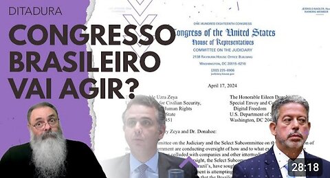 CONGRESSO AMERICANO vai INVESTIGAR GOVERNO BIDEN sobre CENSURA no X (TWITTER), e o BRASILEIRO?