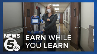 Earn while you learn with community college program