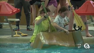 Lakewood High School hosts 21st annual physics cardboard boat regatta