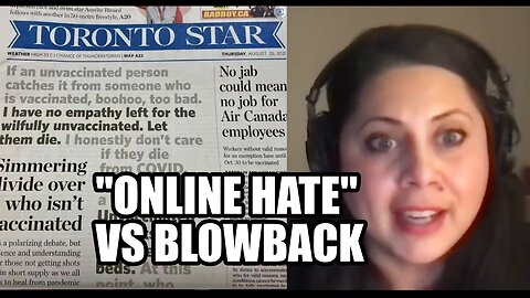 DISCREDITS ONLINE HATE CLAIMS, Saba Eitizaz, Toronto Star cover story