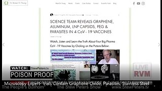 Microscopy Expert- Vials Contain Graphene Oxide, Parasites, Stainless Steel