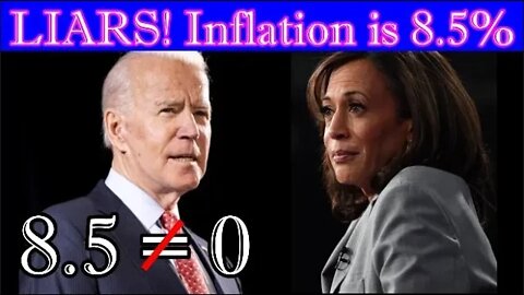 LIARS! Inflation is up 8 5%! Biden Admin Takes a Victory Lap!