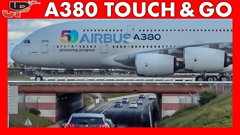 AIRBUS A380 Prototype 001 Flying Again | GO-AROUND + TOUCH & GO