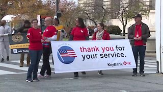 Cleveland Veterans Day Parade marches through downtown