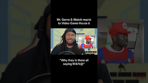 Mr. Game & Watch reacts to Video Game House 6 #shorts #videogamehouse #funny #yourrage @RDCworld1