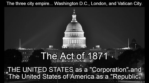 The United States as a "Corporation" Explained
