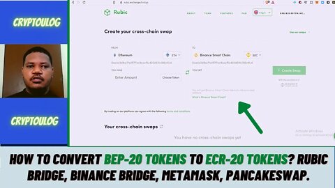 How To Convert Bep-20 Tokens To ECR-20 Tokens? Rubic Bridge, Binance Bridge, Metamask, Pancakeswap.