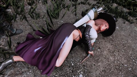 Skyrim (Dint999)Witch Outfit from Dragon's Crown SSE HDT SMP