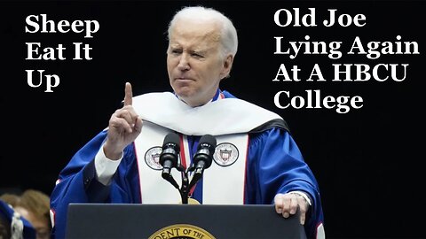 Old Joe Biden race hustling and telling lies at a HBCU college. #joebiden #hbcu #lies