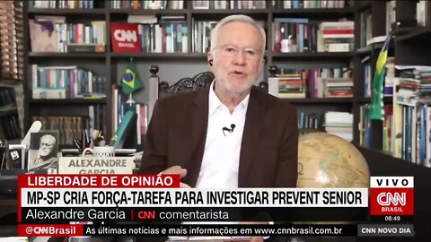 ALEXANDRE GARCIA É DEMITIDO DA CNN! VEJA O MOTIVO [VÍDEO COMPLETO]