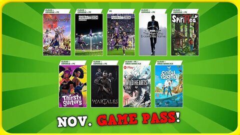 New Games Coming to Game Pass!