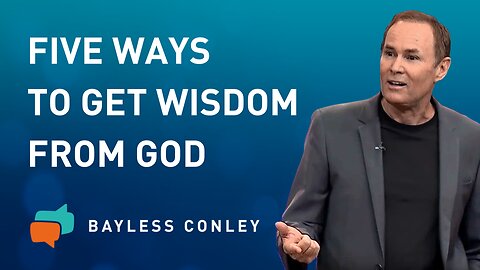 How the Holy Spirit Imparts Wisdom | Bayless Conley