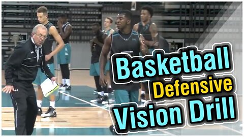 Basketball Defensive Vision Drill featuring Coach Cliff Ellis (Over 800 Career Victories)