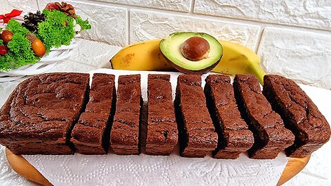 If you have avocado and banana make this delicious recipe! Avocado banana bread