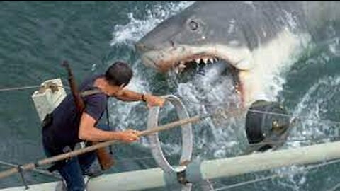 When Shark Cage Diving Doesn't Go As Planned 🦈 😱 #shark attacks