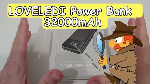 LOVELEDI Power Bank P12 PRO - 32000mAh Power Bank Output 5V3A, Full Review With Capacity Test
