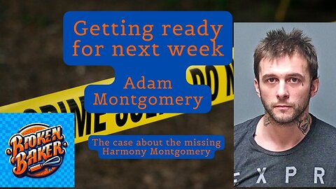 Adam Montgomery -- Getting ready for next week