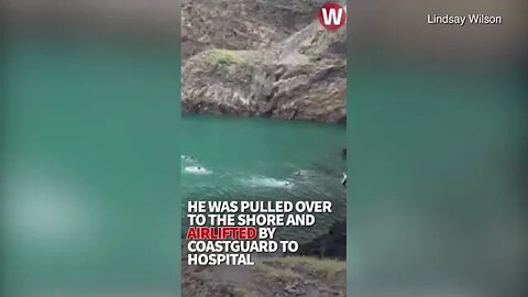 Teenager fractures spine jumping 30ft into Blue Lagoon