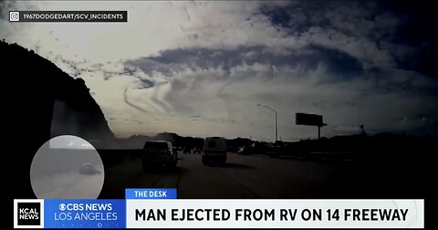 PASSENGER FELL OUT FROM RV🚌💺👱‍♂️ON BUSY FREEWAY🛣️🚌👱‍♂️💫