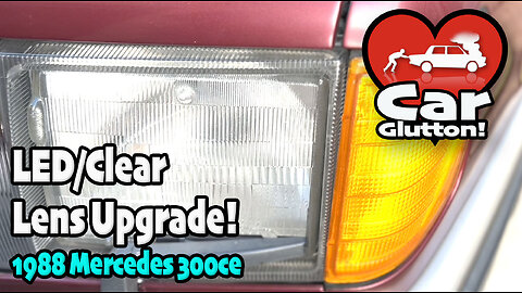 The Car Glutton: 1988 Mercedes C124 LED/Clear Lens Front Signal Upgrade