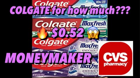 COLGATE for how much? | Moneymaker #cvs #couponingwithdee