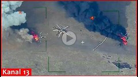 Russian Ministry of Defense released video of Ukrainian helicopters being shot down in Donetsk