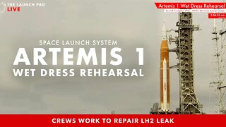 Artemis 1 Wet Dress Rehearsal LIVE!