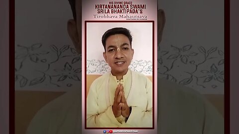 Kirtanananda Swami Srila Bhaktipada's Tirobhava Mahautsave