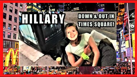 HILLARY DOWN & OUT in TIMES SQUARE!