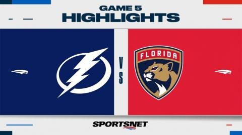 NHL Game 5 Highlights _ Lightning vs Panthers