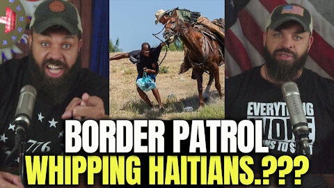 Border Patrol Whipping Haitians..?