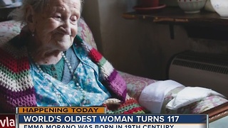 Woman celebrates 117th birthday