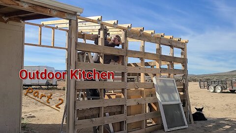 Installing Windows in the Outdoor Kitchen