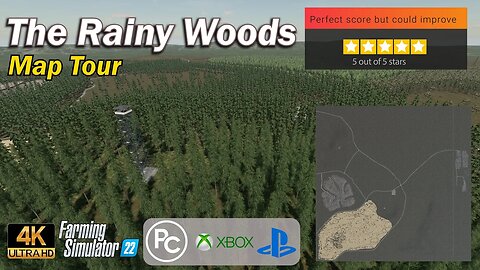 The Rainy Woods | Map Tour | Farming Simulator 22