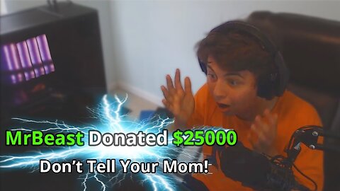 I Donated $25,000 To Random Kids Streaming Fortnite. MrBeast . MrBeast Official.