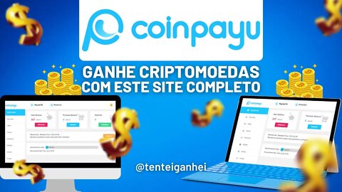✅ COINPAYU - Plataforma COMPLETA com FAUCETS, BLOG e VÁRIAS FORMAS DE GANHAR ✅