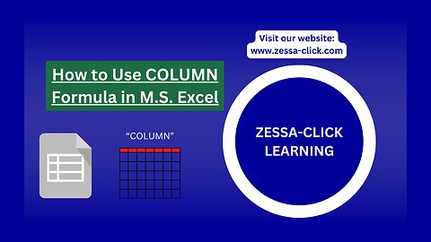 How to Use COLUMN Formula in M.S. Excel
