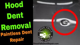 Hood Dent Removal | Paintless Dent Repair | 2016 Chevy Suburban | Sioux Falls Dent Repair