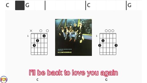 SCORPIONS - Always somewhere - (Chords & Lyrics like a Karaoke)