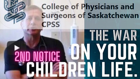 Sept. 2021, 2nd notice to College of Physicians and Surgeons of Saskatchewan