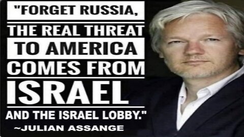 Wikileaks: America is not threatened by Russia, but by Israel, Julia Assange