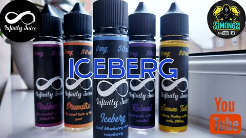 INFINITY JUICE "ICEBERG" E-LIQUID REVIEW #infinityjuiceuk#eliquid#vape 🔞