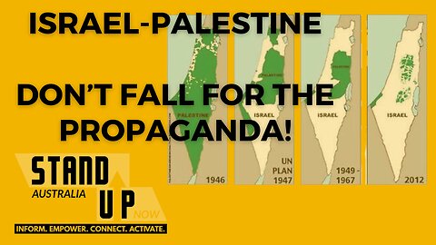 Episode 37 - Israel & Palestine. Don’t fall for the propaganda!