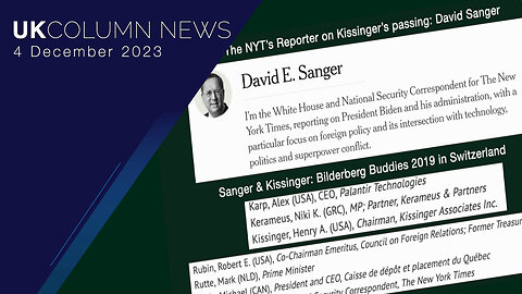 Where Did Kissinger Come From? - UK Column News