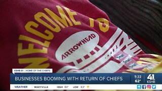 Businesses ready for Chiefs fans ahead of home opener