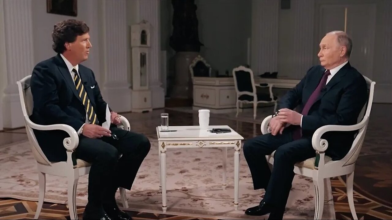 INTERVISTA INTEGRALE DI TUCKER CARLSON A VLADIMIR PUTIN