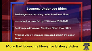 More Bad Economy News for Bribery Biden