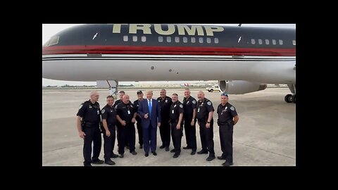 TRUMP❤️🥇🛫VISITS LOUISIANA💙WITH TRUMP FORCE ONE🇺🇸🛬⭐️🗽⭐️
