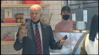 Biden Stops For Ice Cream Amid Multiple Crises