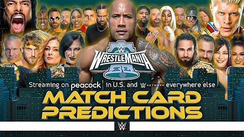 WWE WrestleMania 40 - Match Card Predictions